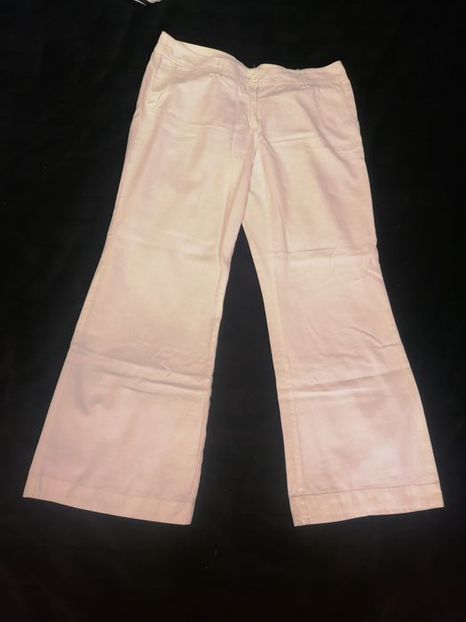 Pantaloni vara H&M albi mărimea 46 și 40