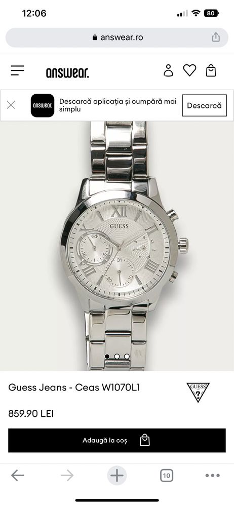 Ceas Guess unisex