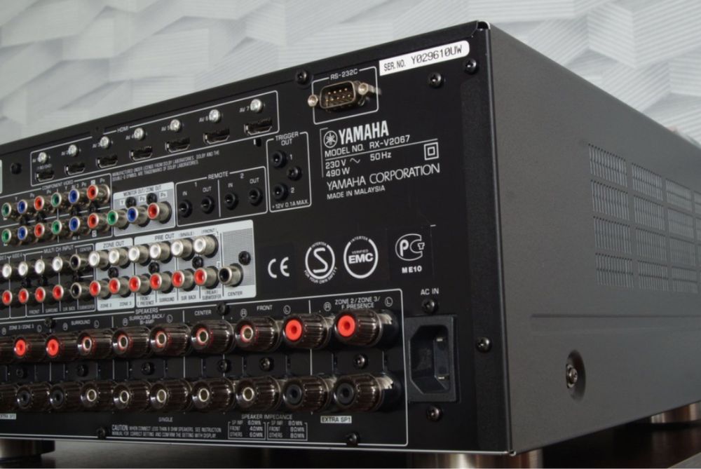 Yamaha RX-V2067 490w 9.2 зона 2 и 3 receiver