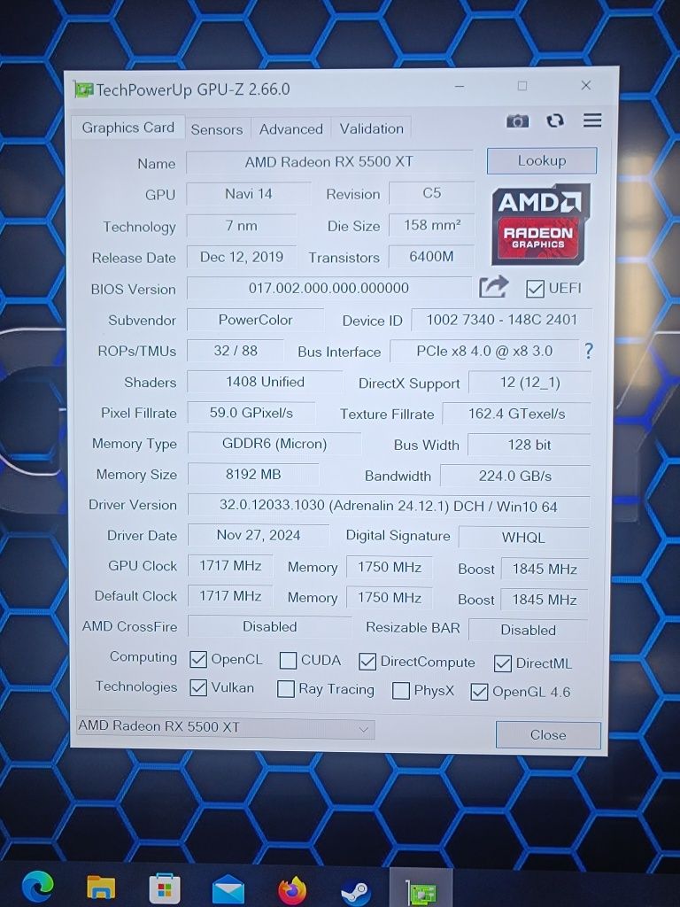 Настолен компютър,I7,RX 5500XT-8Gb.32Gb.