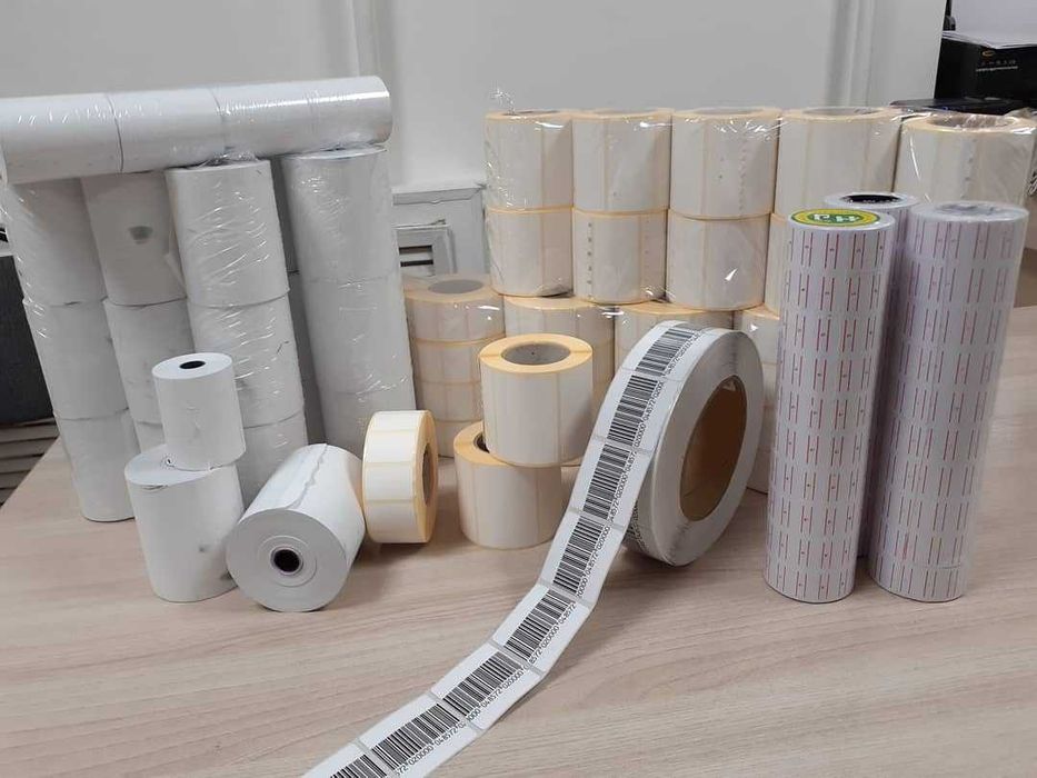 Ленты, этикетки, ценники, термолента, расходка.