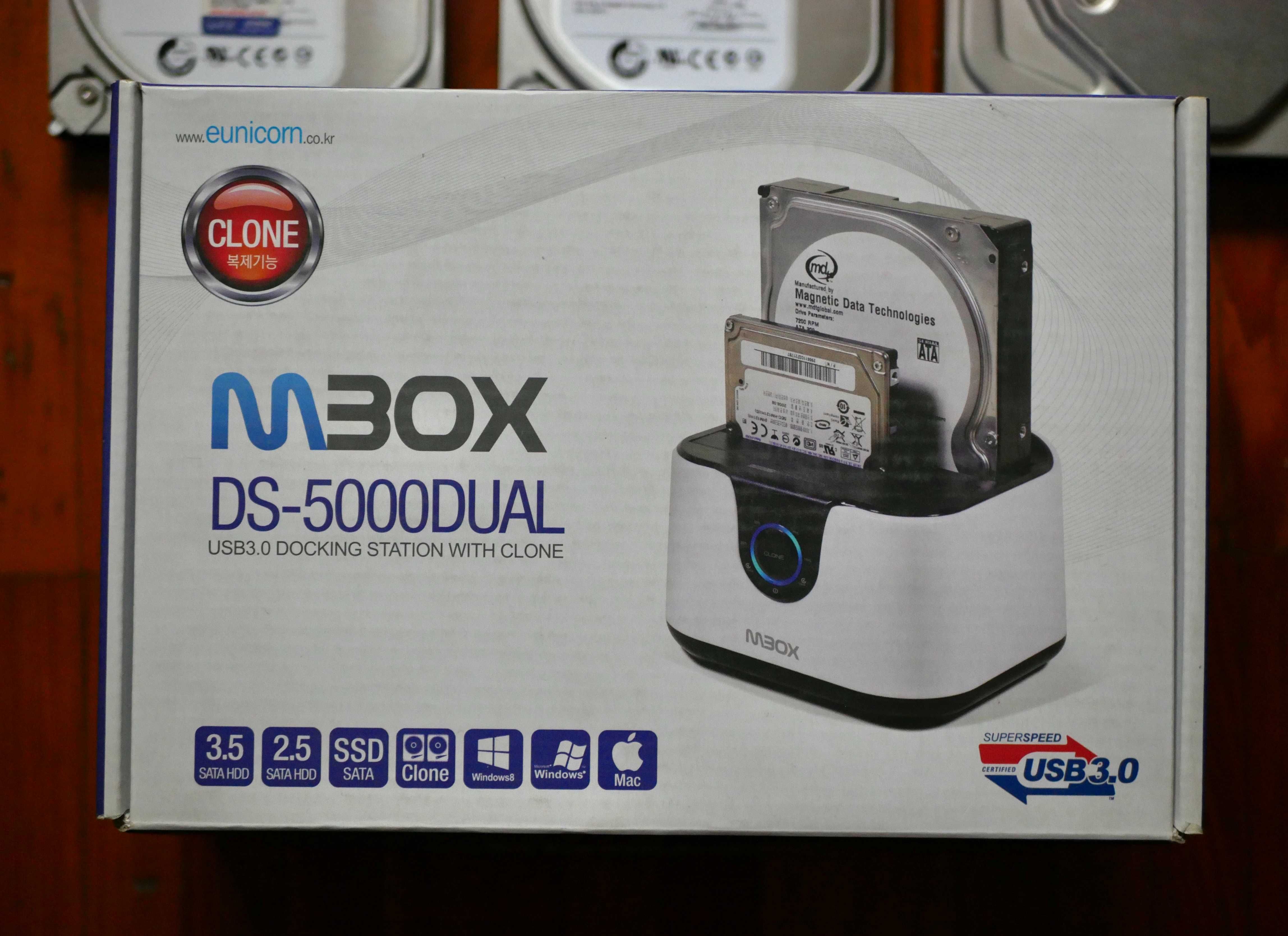 Док станция для HDD+3HDD