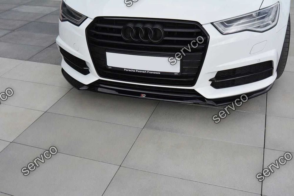 Prelungire bara fata Audi A6 C7 4G S-Line 2014- 2018 v1 - Maxton