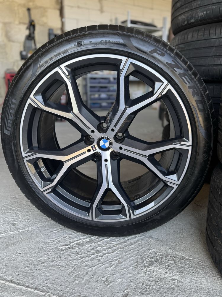 Jante Bmw X5 X6 R21 Originale 741M Pirelli de vara 80%