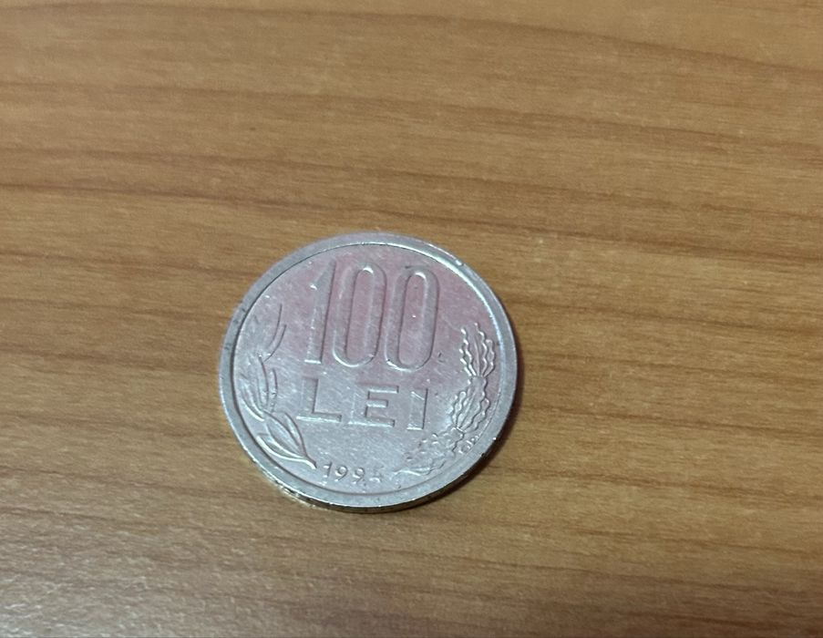 Moneda 100 de lei cu Mihai viteazul 1994