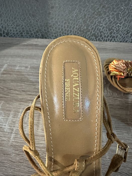 Sandale cu toc Aquazzuro