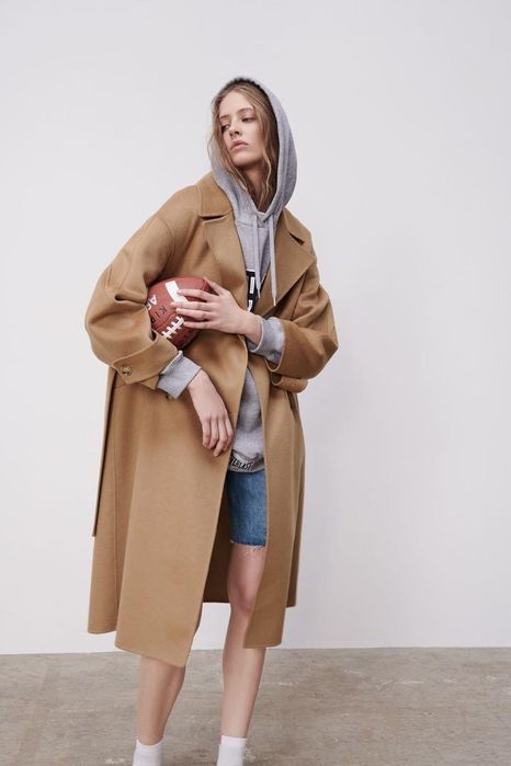 Palton din lână Zara limited