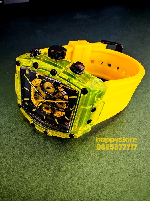 INVICTA S1 Rally yellow 49 mm, Инвикта нов ръчен часовник