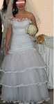 Rochie de mireasa model unicat plus voal