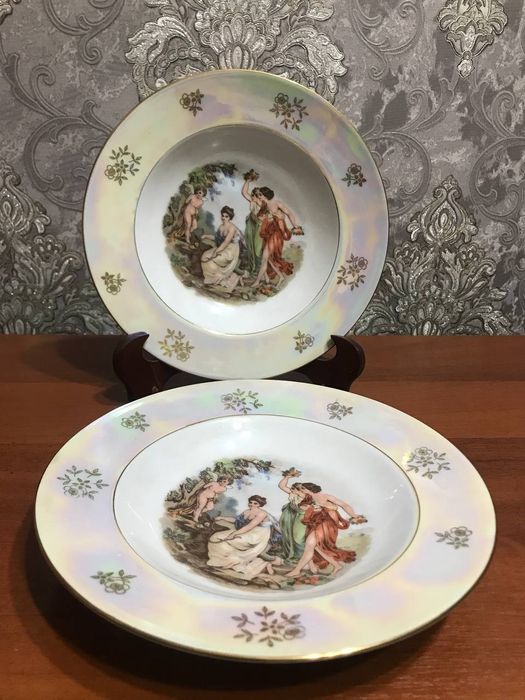 Глубокие суповые тарелки.Германия.Дулево.Чехославакия.