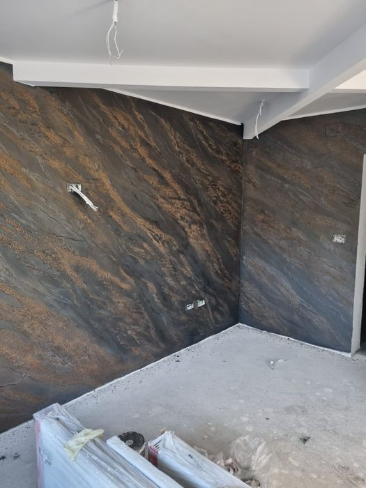 Piatra sparta ,piatra zen, vopsea pensulata