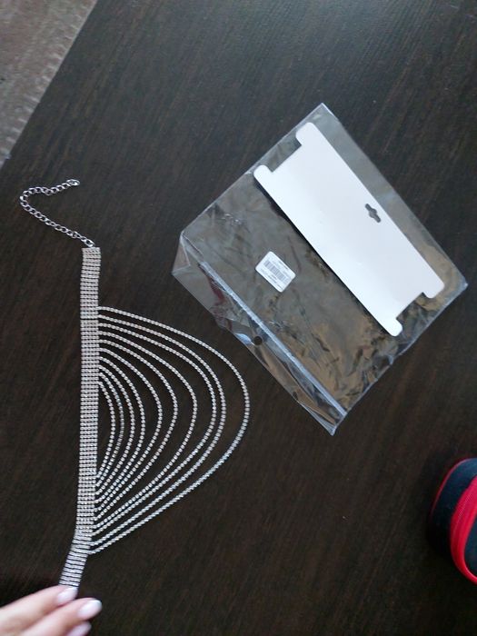 Чокер. Цепь украшение. Бусы. Колье