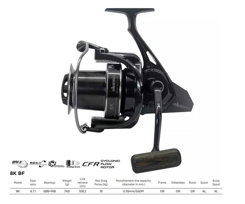 Промо Макара Okuma 8K