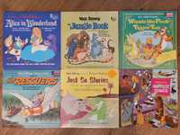 6 Discuri Vinil Walt Disney Editii Americane Originale Povesti/Muzica