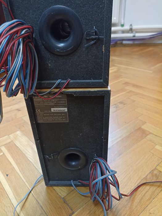 Set/Pereche boxe audio, originale Panasonic SB-PM25,ieșiri bași/inalte