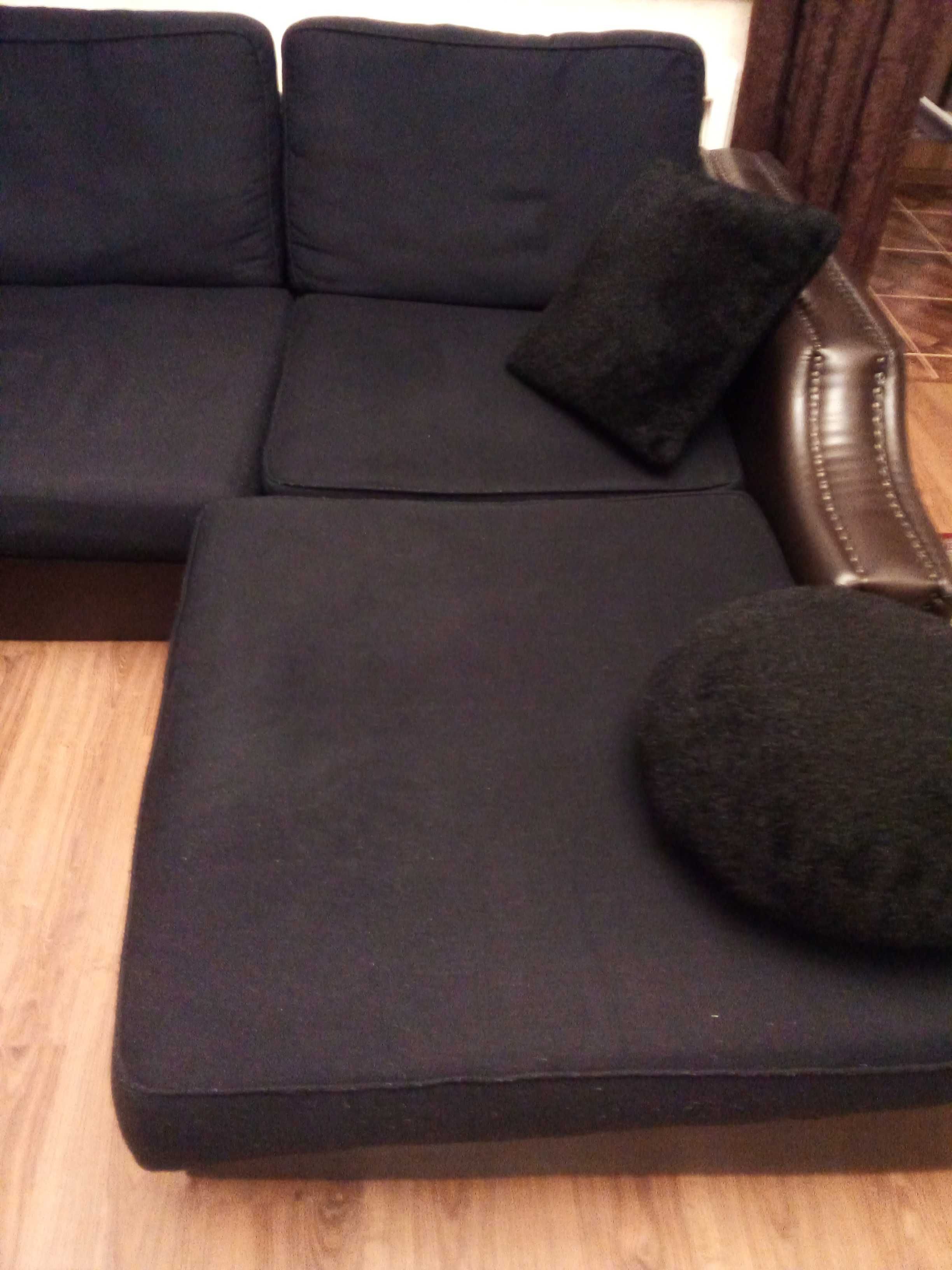 Большой угловой Б/У диван, размер 3 метра на 190 см