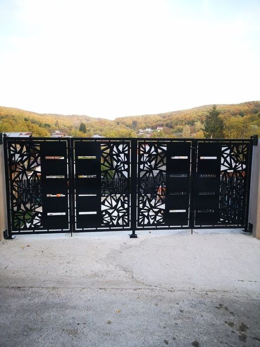 Porți fier forjat și debitare cnc