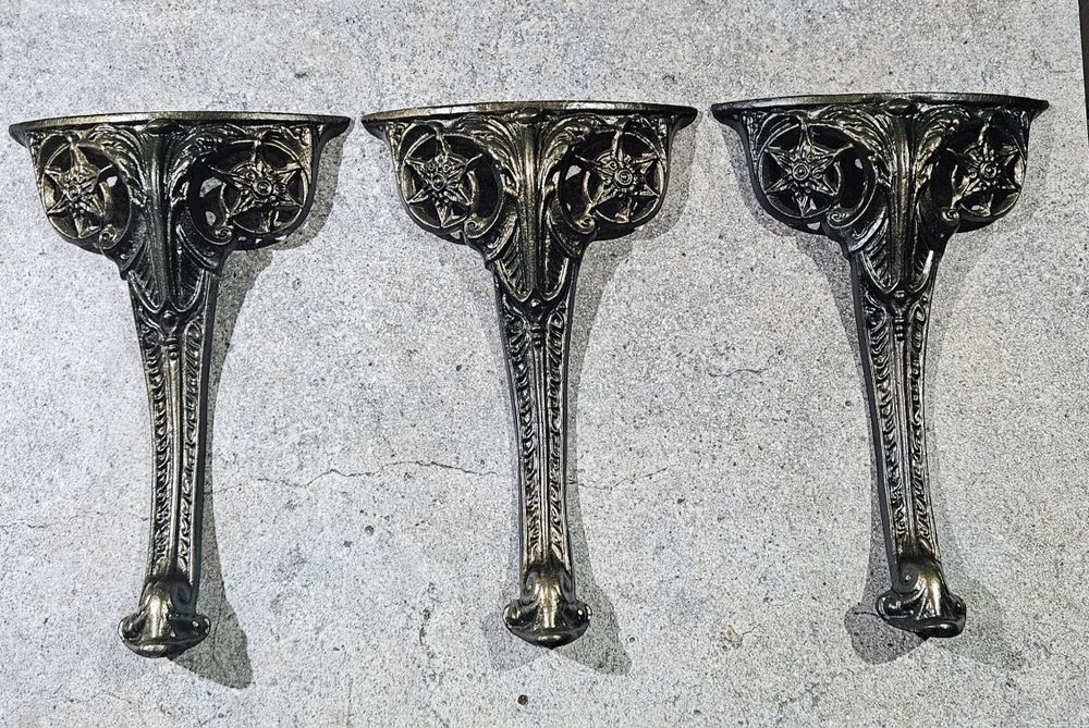 Set 3 picioare Al turnat  ( Impecabile )