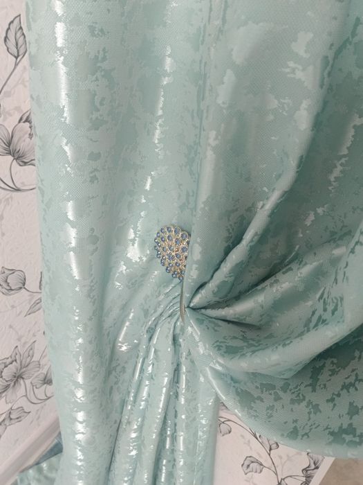 Продается тюль со шторами