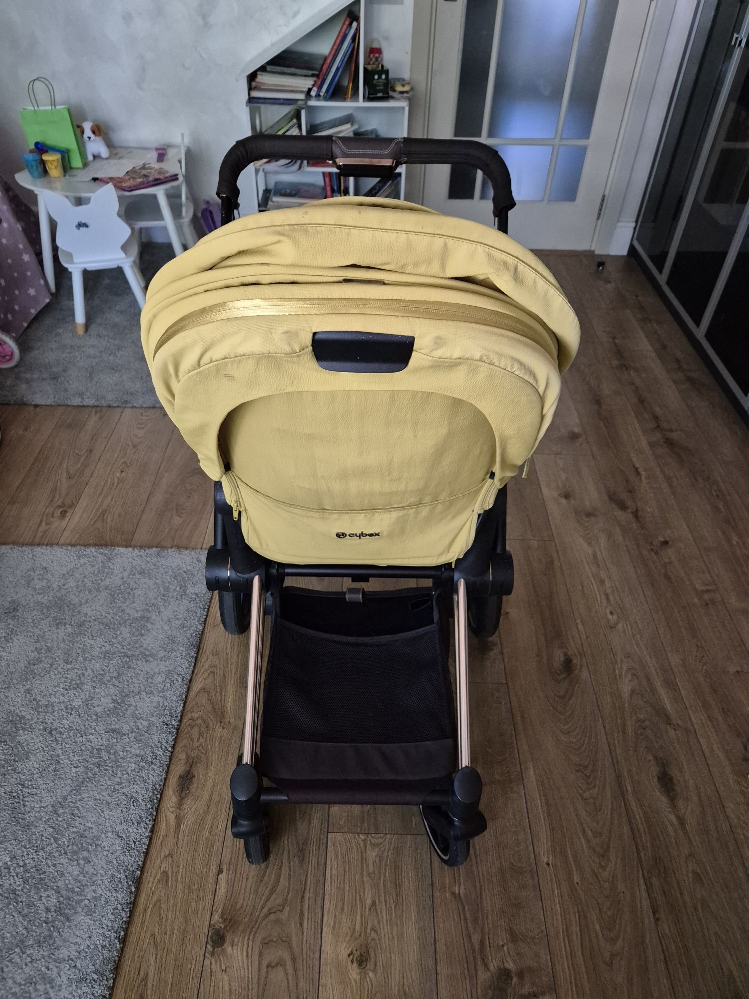 Cybex ePriam Platinum Rose Gold (електрическа) с два коша