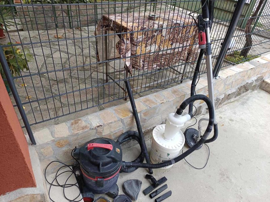 Прахосмукачка, жираф за шлайфане, сепаратор