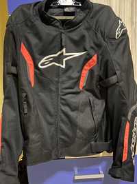 Vând geacă moto alpinestars( negru cu rosu )