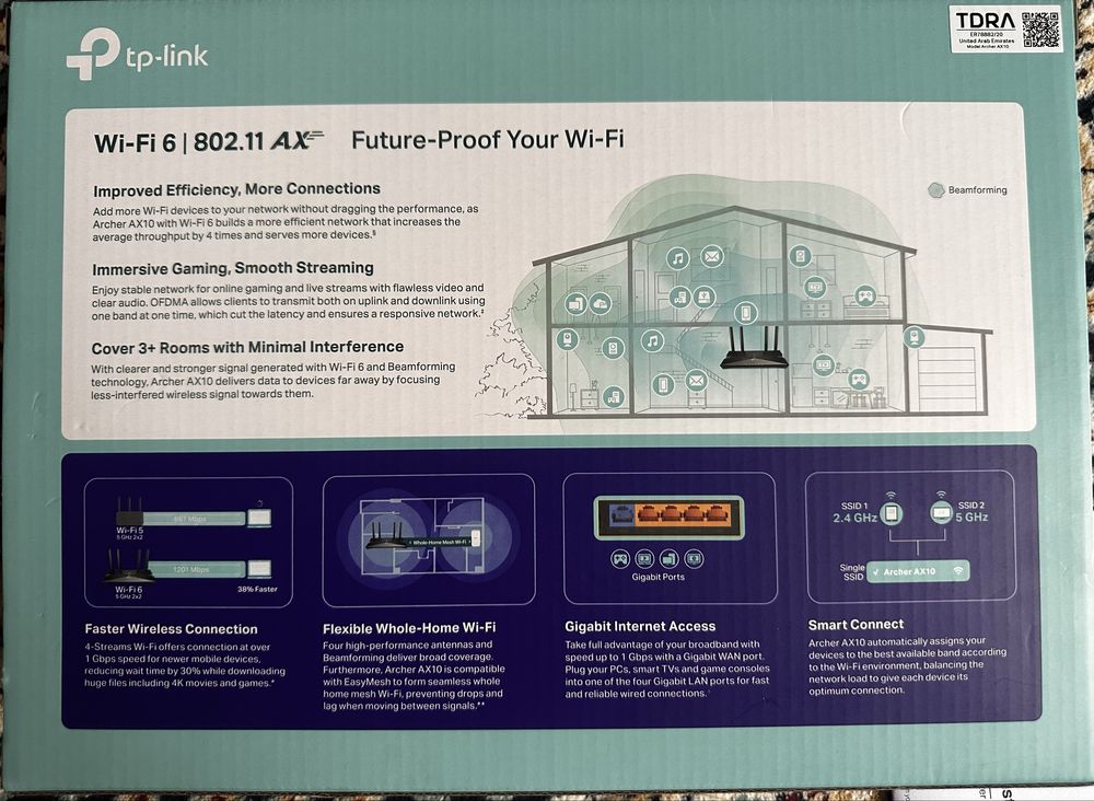 Срочно‼️ WI-Fi Роутер Tp-Link Archer Ax10