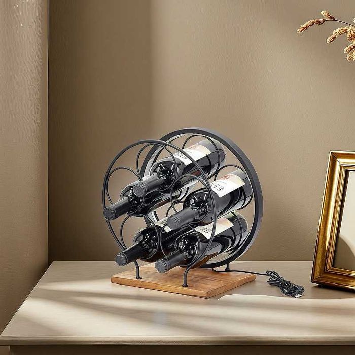 Нова Метална Лампа Велосипед - Колело Поставка за Бутилки - 3 Варианта