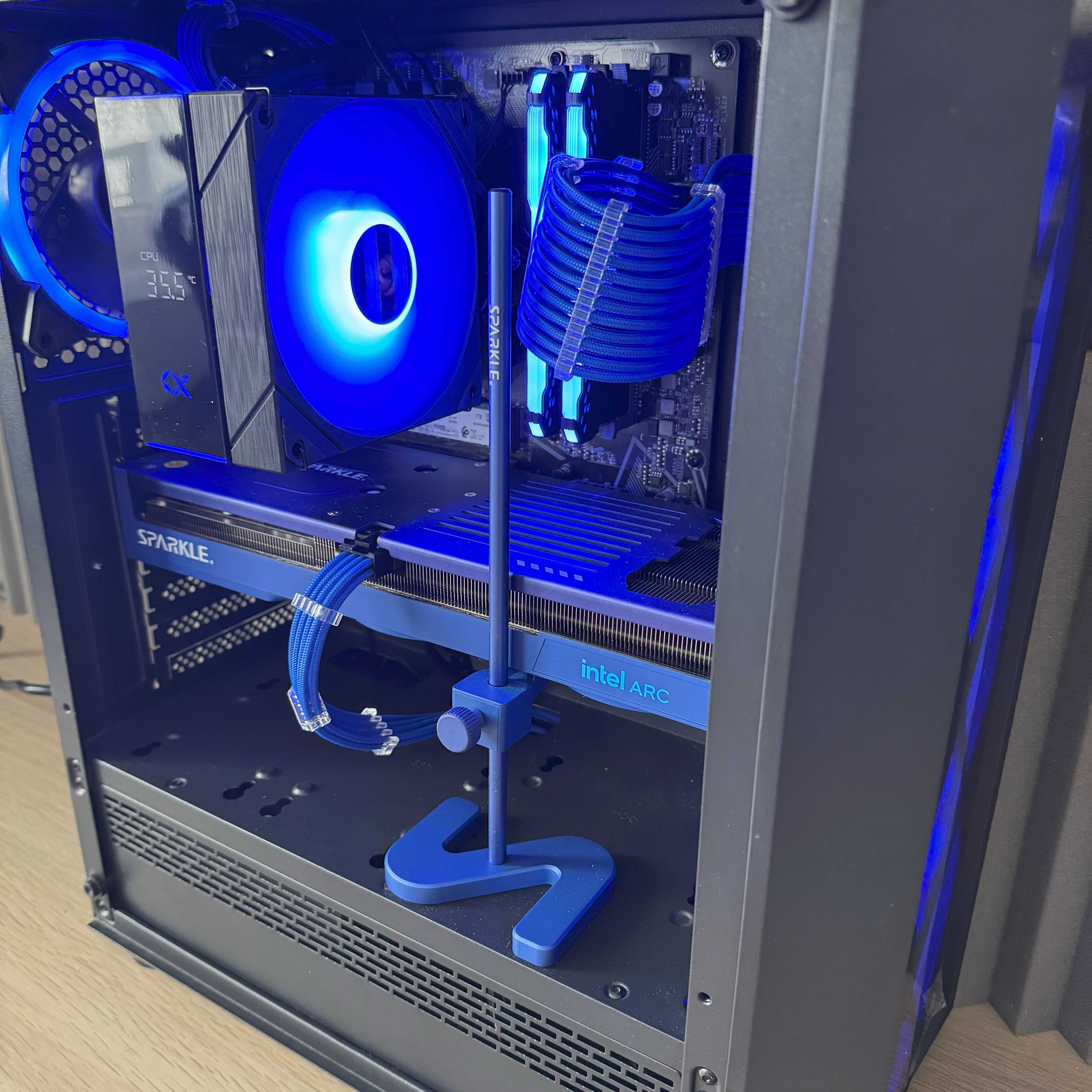 ЛИЗИНГ! Геймърски компютър Ryzen 5 /ARC B580 / 16GB RAM / 1TB SSD