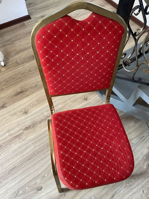 13000тг 5шт. Стулья 5шт металлическая б/у, за все 13000