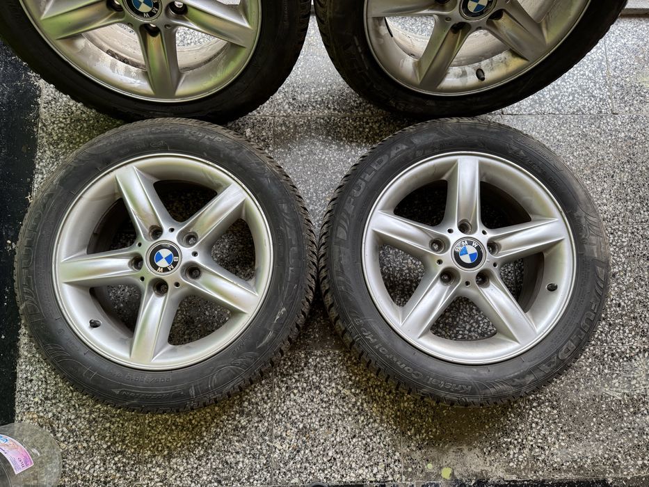 Оригинални джанти BMW style 43 - 16 цола, 5x120 със зимни гуми.