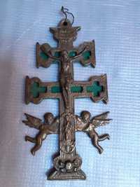 Crucifix vechi din  bronz