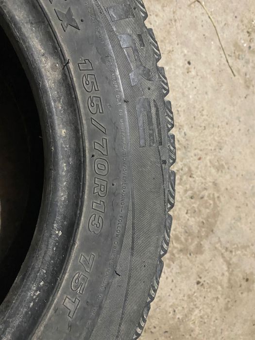 Зимние шины R13 155/70 (дөңгелектер)