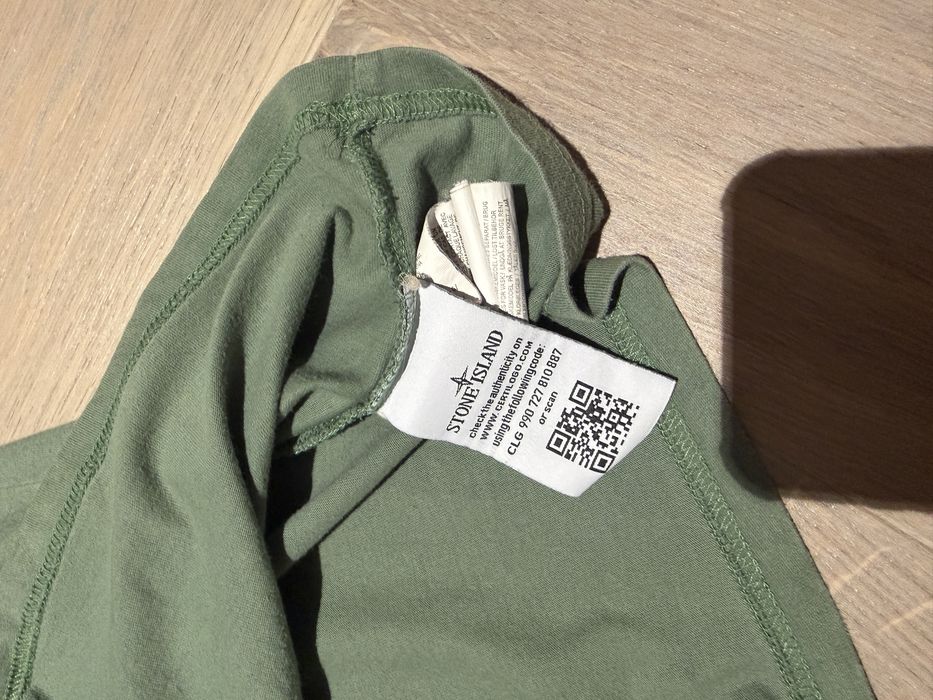 Tricou stone island verde barbati marimea M slim