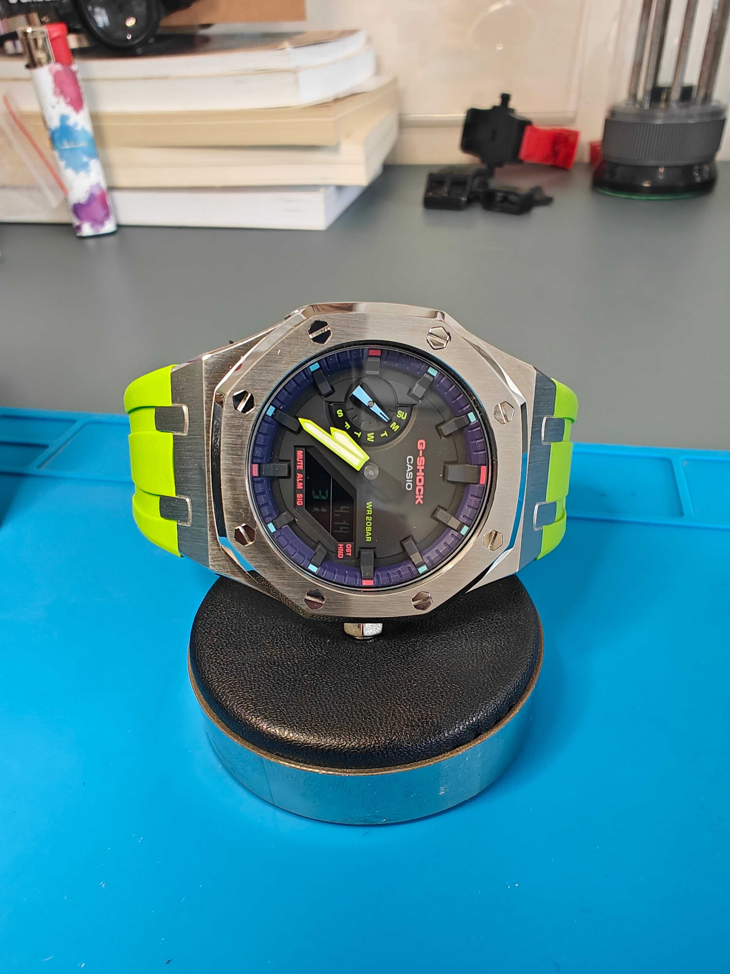 Casio G-Shock GA 2100 Green Mod