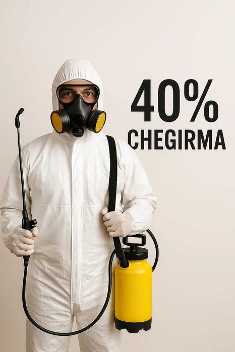 40% gacha chegirma Dezinfeksiya Dezinseksiya Deratizatsiya tarakan DEZ