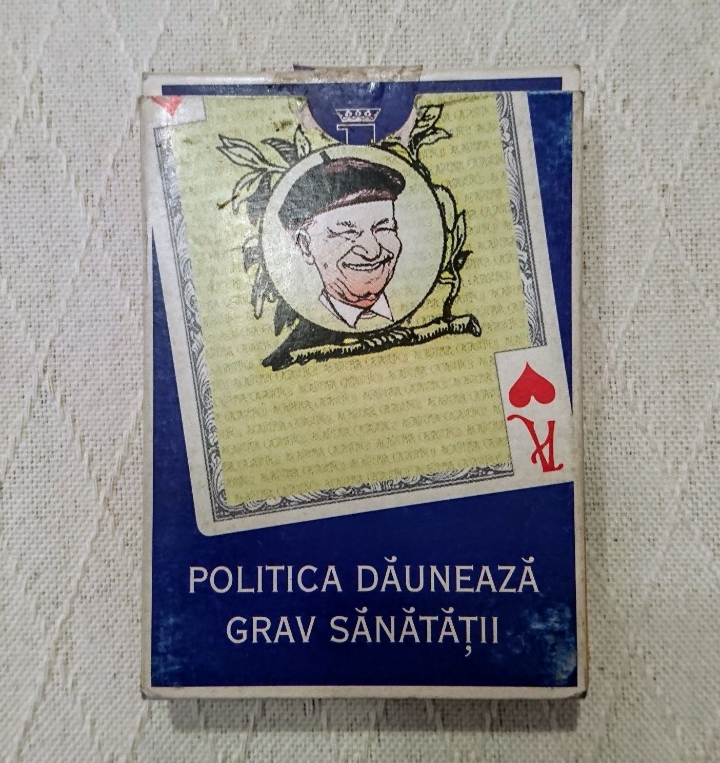 Carti de joc de colectie cu figuri politice