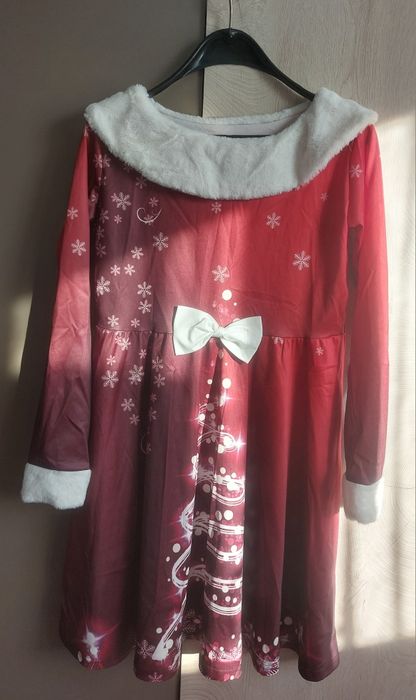 Детска официална рокля коледна рокля 160 размер и коледан лот 134 разм
