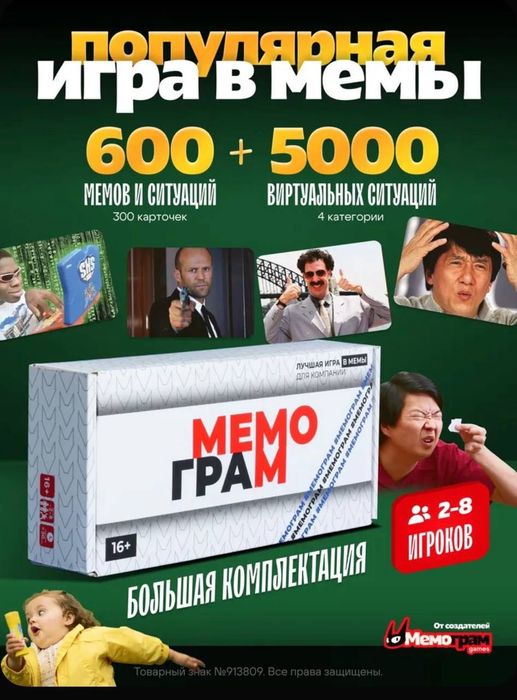 Настольная игра Мемограм 16+