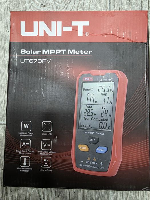 Измеритель MPPT солнечной энергии UT673PV