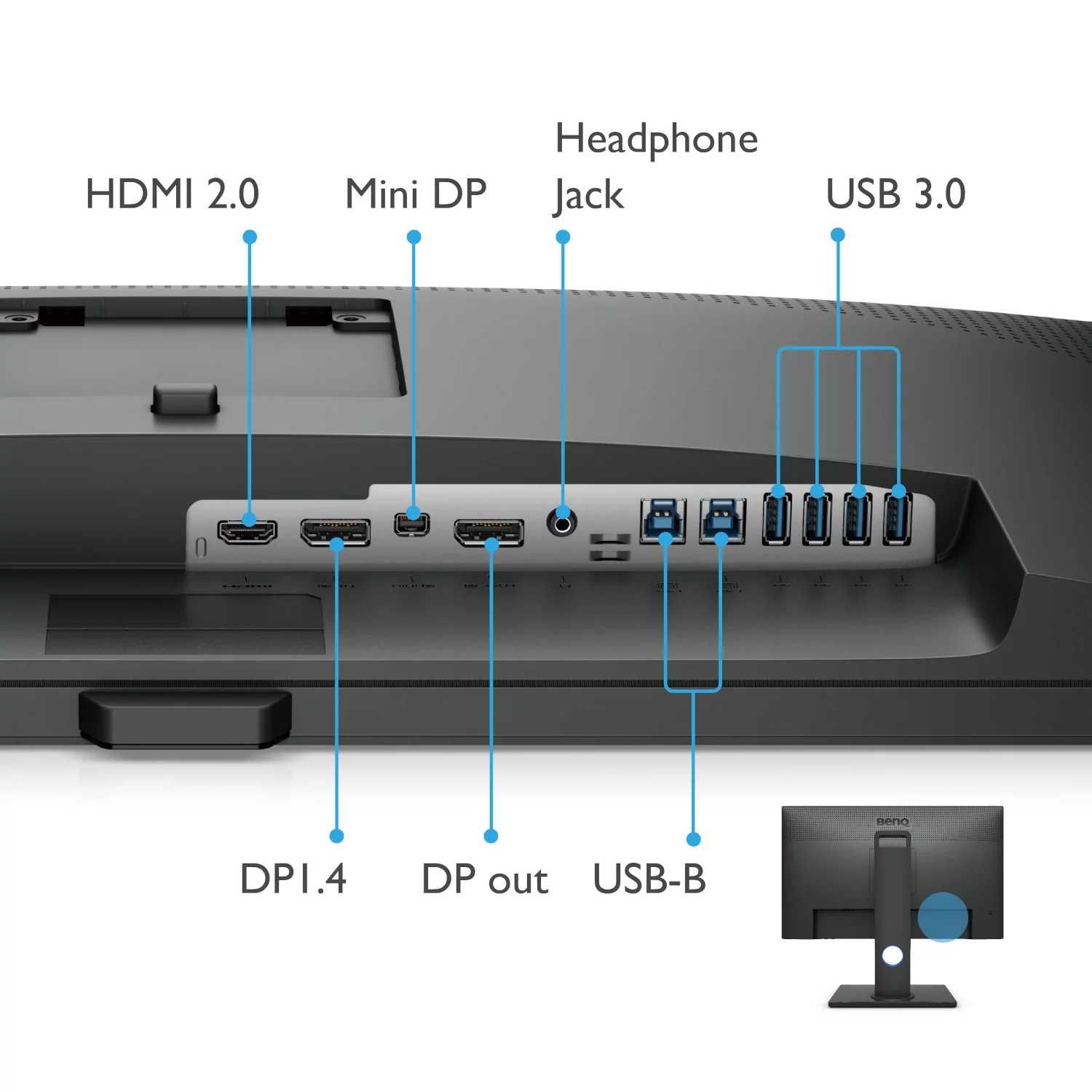 4K Профессиональный монитор дизайнеров с динамиками 27" BenQ PD2700U