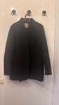 Palton negru oversized de toamnă mărimea S