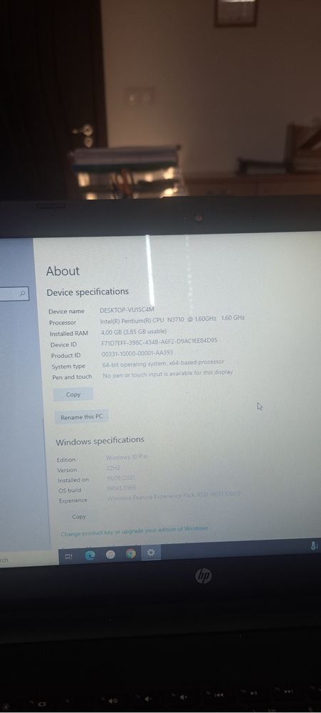 Лаптоп HP RTL 8723BENF Notebook