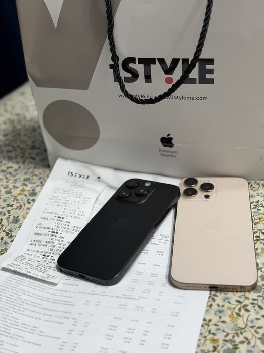 Vand iphone 16 pro max si iphone 16 pro