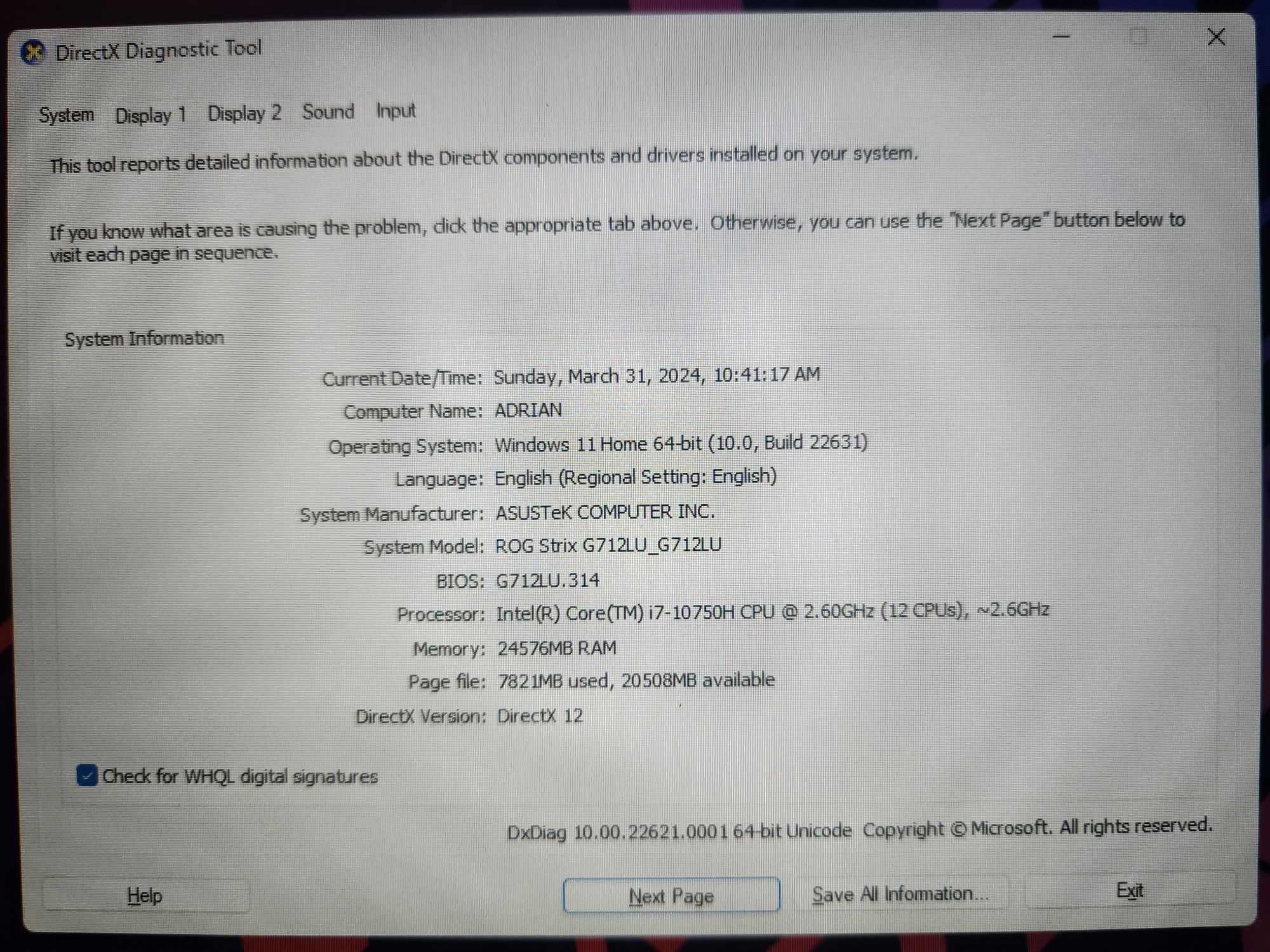 De vânzare Asus ROG  i7 ,Nvidia Ge Force GTX 1660 it
