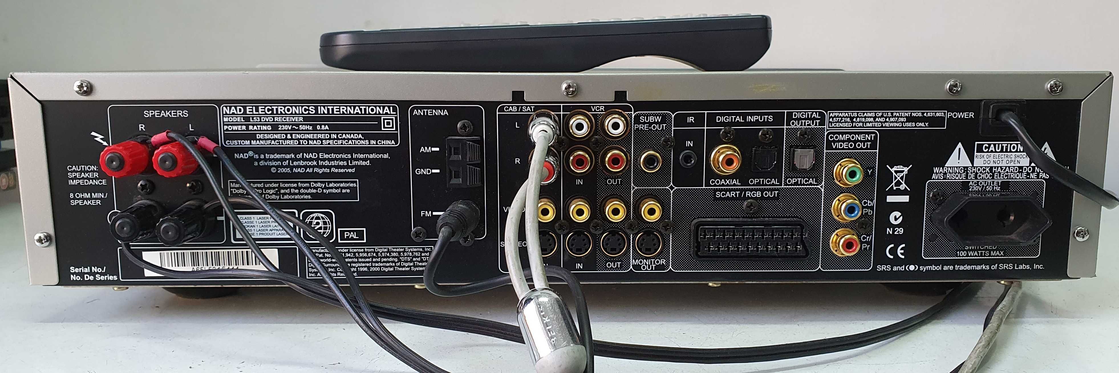 NAD L 53 muzica stereo amplif cu CD DVD filme muzica