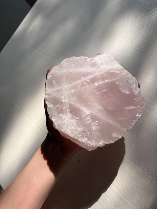 розовый кварц кристалл настоящий из бразилии