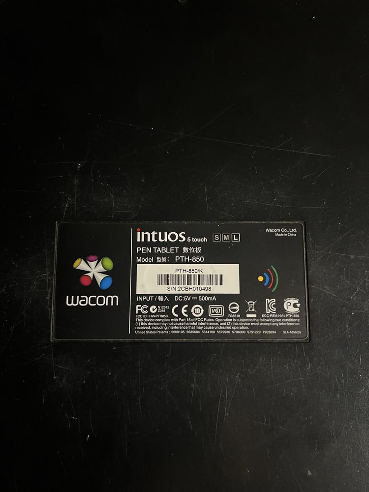 проф графический планшет Wacom Intuos5 Touch Large Pen Tablet (PTH850)