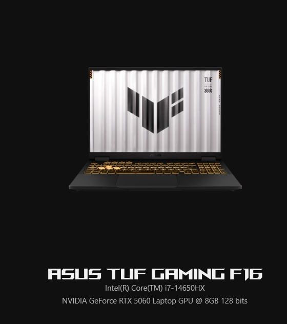 Asus tuff gaming f15 5060rtx /32gb/ 1tb