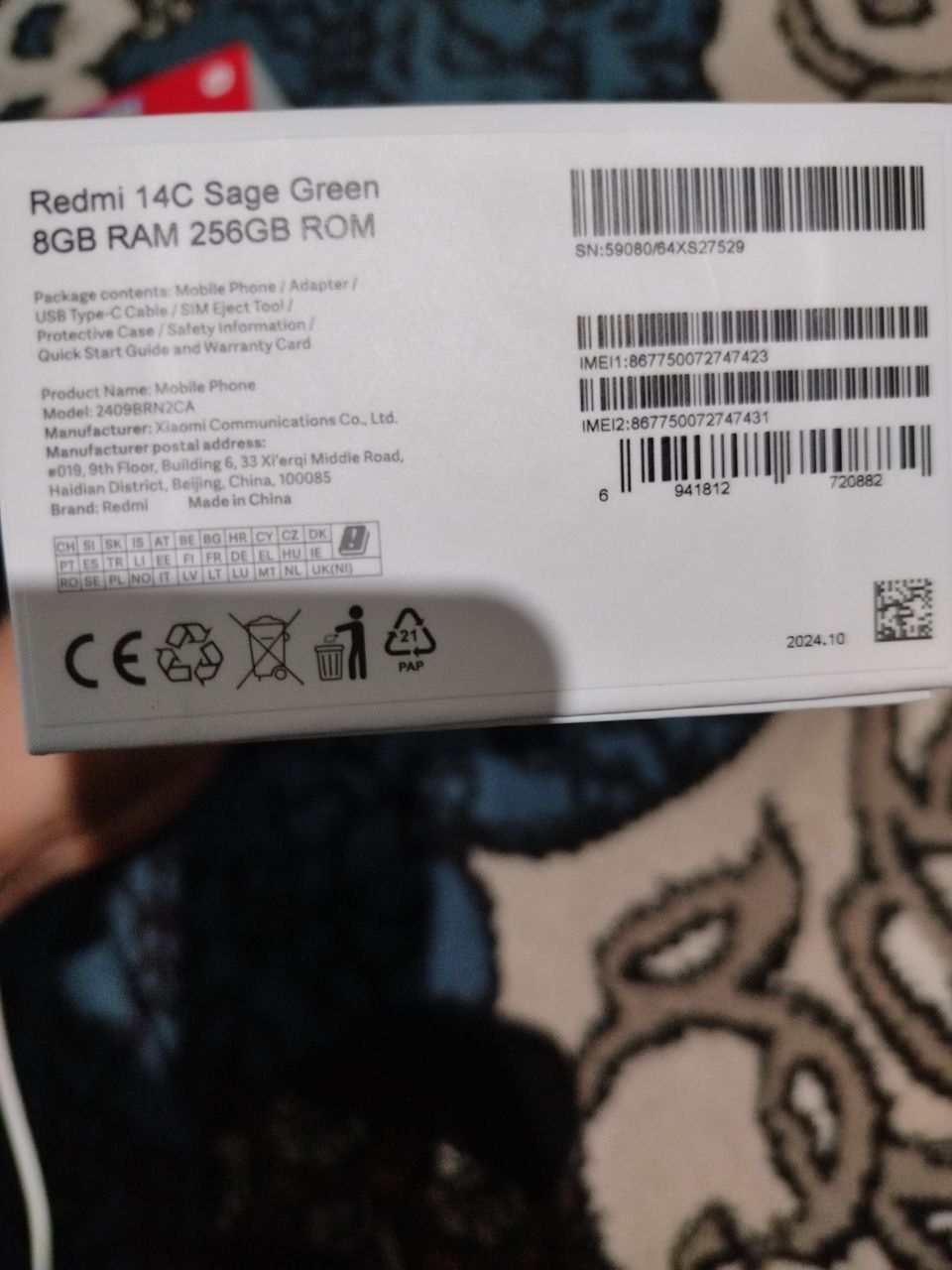 Redmi 14C kafolatli